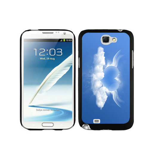 Valentine Love Cloud Samsung Galaxy Note 2 Cases DSQ | Women - Click Image to Close